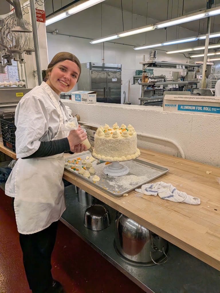 Culinary Student in Bakery