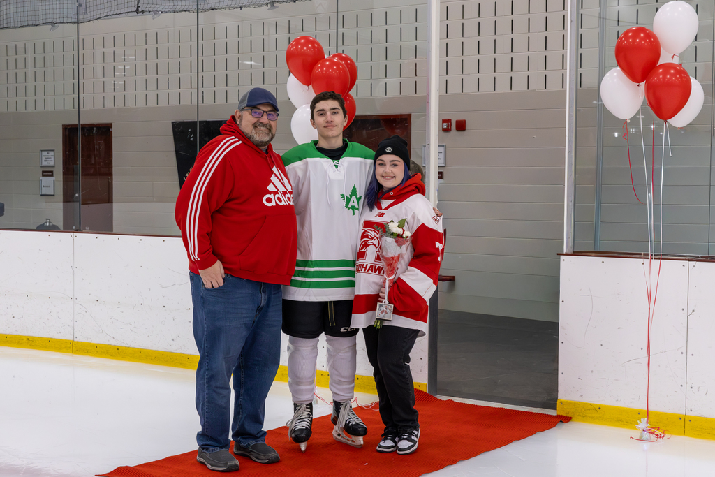 Amesbury/WT Senior Night Hockey