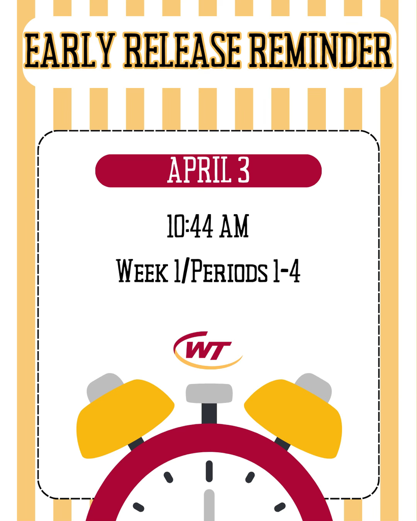 Early Release Reminder