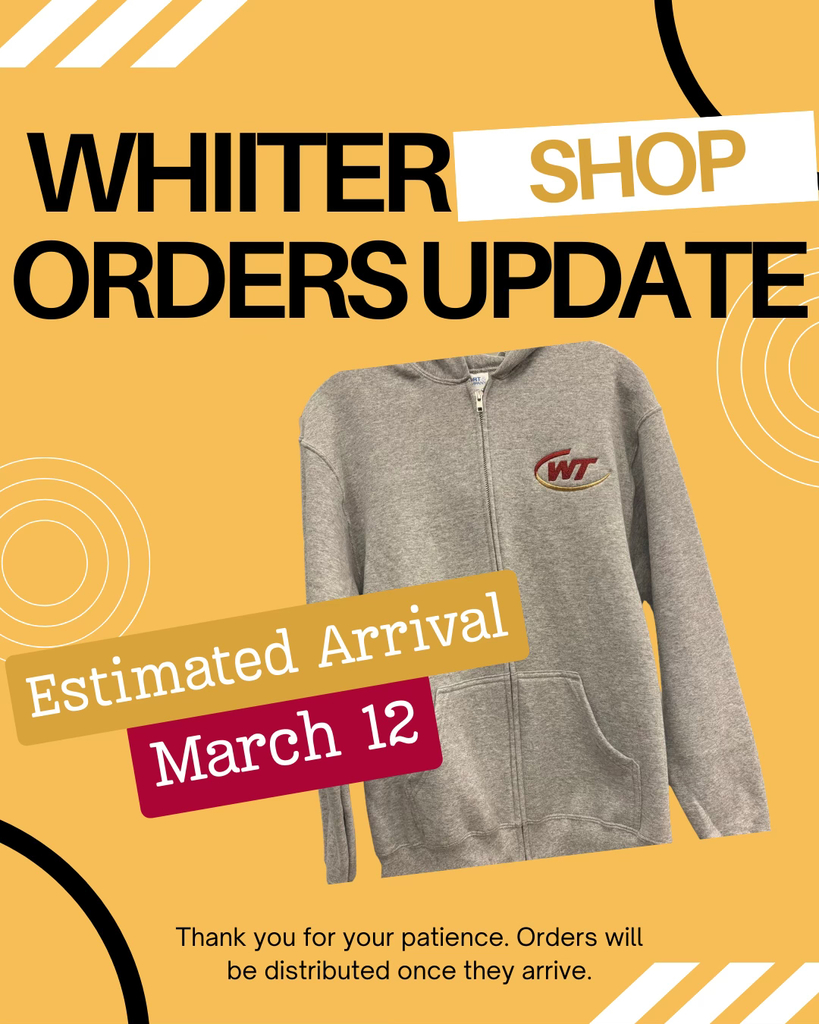 Whittier Shop Update