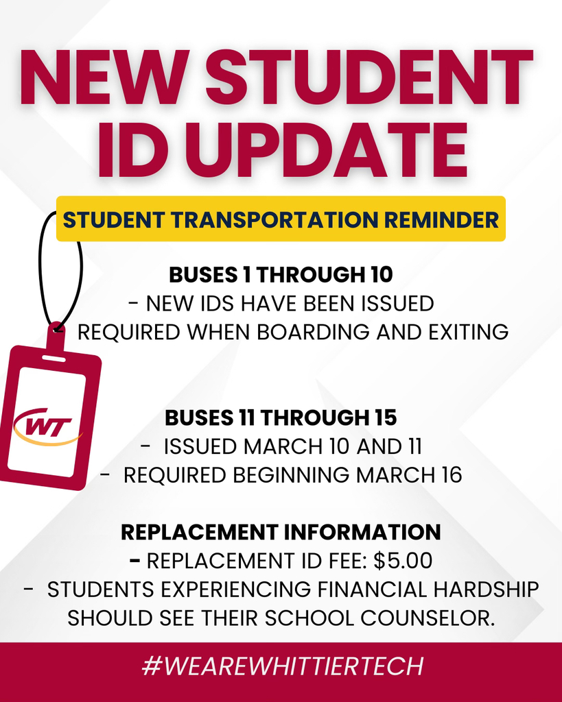 New Student ID Update