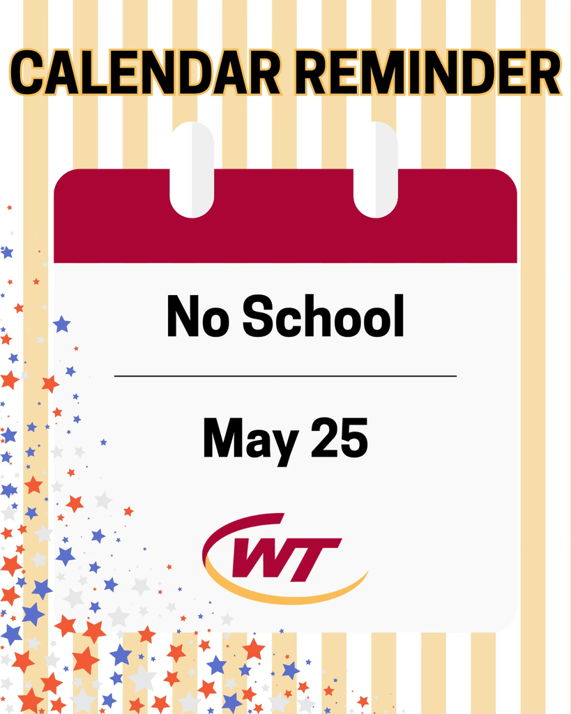Calendar Reminder for May 25