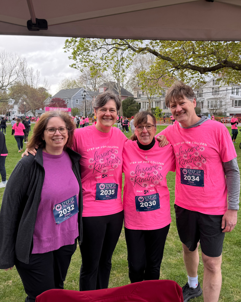 Step-Up for Colleen Ritzer 5k: Whittier Tech had a delegation of staff participate.