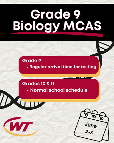 Grade 9 Biology MCAS Schedule