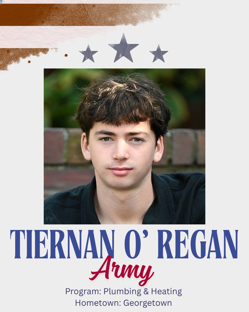 Tiernan O'Regan is joining the Army
