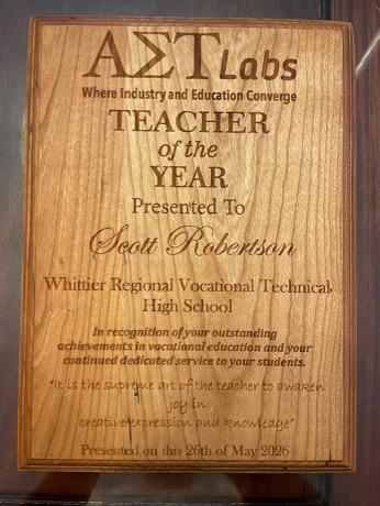 Scott Robertson: AΣT Labs Teacher of the Year