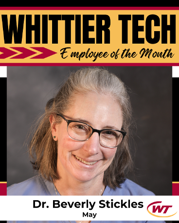 Dr. Stickles is the May Employee of the Month
