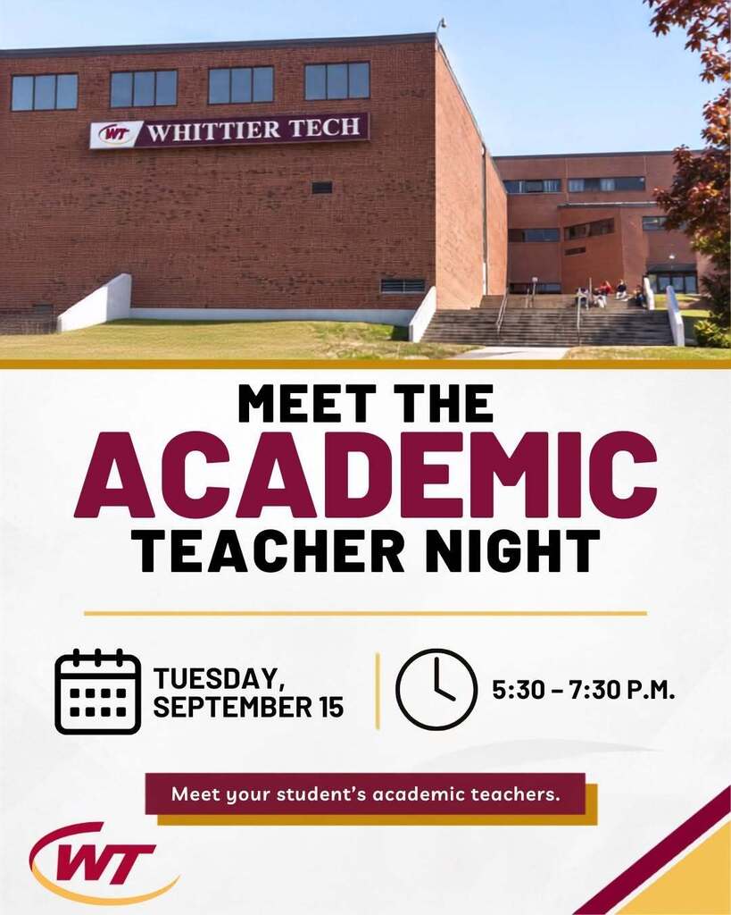 Meet The Academic Teacher Night is Tuesday, September 15