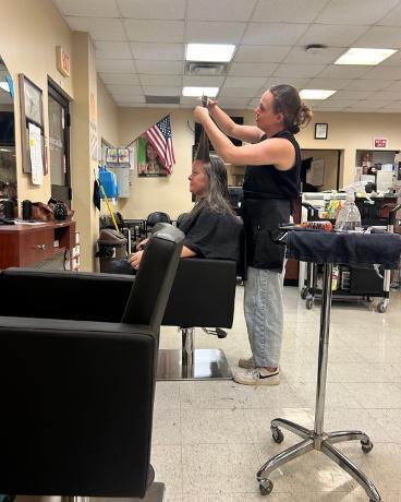 From Whittier Tech student to Adult Education student, Sara Tashjian’s journey has come full circle! ✂️ A 2019 Business Technology & Marketing graduate, Sara knew exactly where to turn when she decided to pursue a career in cosmetology. Now more than halfway through Whittier Tech’s Adult Education Cosmetology program, she’s building her skills through hands-on experience with live clients. One of those clients? Her former Business Technology & Marketing instructor, Amanda Crosby, who recently stopped in for a haircut! Sara’s journey is a great example of how Whittier Tech prepares students for lifelong learning, new opportunities, and career success. Want to support Adult Education Cosmetology students while treating yourself to a service? Schedule an appointment at adulted@whittier.tec.ma.us. #WeAreWhittierTech #CareerAndTechnicalEducation #WorkforceOfTomorrow
