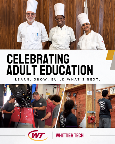 Whittier Tech’s Adult Evening Education Program provides opportunities for adults to advance their careers, develop new skills, meet professional or licensing requirements, or simply learn something new. With courses ranging from professional development and continuing education to personal enrichment, there are options designed for a variety of interests, goals, and experience levels. This Adult Education Week, Whittier Tech is proud to celebrate the adult learners who continue to invest in themselves and the instructors who help make those opportunities possible. Ready to see what you could learn next? Contact adulted@whittier.tec.ma.us or 978-373-4101 ext. 215 for more information. #WeAreWhittierTech #AdultEducation #CareerAndTechnicalEducation #WorkforceOfTomorrow #WeBuildFutures