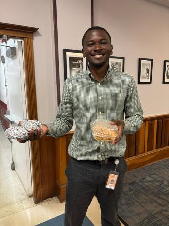 A happy teacher is a well-fed teacher! 😄 Whittier Tech teacher Francois LeDondy was all smiles after stopping by The Poet’s Inn for breakfast! With Culinary students back in the kitchen, Hospitality students back in the front of the house, and The Poet’s Inn officially open to the public, students and staff aren’t the only ones who can enjoy what’s on the menu. Stop by and see what Whittier Tech’s Culinary and Hospitality students are serving up this fall! #WeAreWhittierTech #CareerAndTechnicalEducation #WorkforceOfTomorrow