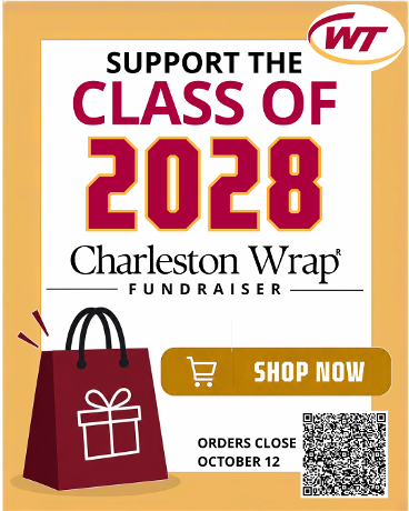Support the Class of 2028! 🎉 Shop Charleston Wrap and help support the Class of 2028’s fundraising efforts. From gifts and home goods to sweet treats and more, every purchase helps! 🛍️ Shop now: https://bit.ly/4y8Fp0h Orders close Monday, October 12. Thank you for supporting our students!