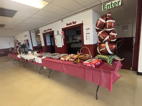Fueling up for tonight!! 🏈📣 Whittier Tech’s varsity football and cheer teams came together last night for a pasta dinner and some team bonding ahead of tonight's game. A special thank you to the families and coaches who helped coordinate a great night for our Wildcats! Varsity football hosts Salem tonight, with kickoff at 6 p.m. Let’s go, Wildcats! #WeAreWhittierTech #CareerAndTechnicalEducation #WorkforceOfTomorrow