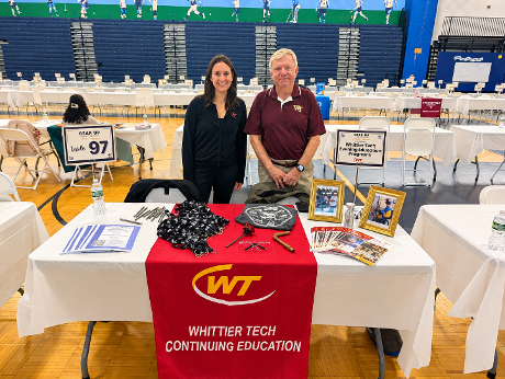 Career training doesn’t have to stop after graduation! Whittier Tech offers a variety of pathways for those looking to build new skills and prepare for their next career move. From Adult Education programs to CTI grant-funded career training, there are opportunities designed to help learners take that next step. Hosting a career fair? Whittier Tech would love to connect! To learn more about having Whittier Tech attend, contact Director of Community Partnerships Cassandra Garzone at cgarzone@whittier.tec.ma.us #WeAreWhittierTech #CareerAndTechnicalEducation #WorkforceOfTomorrow