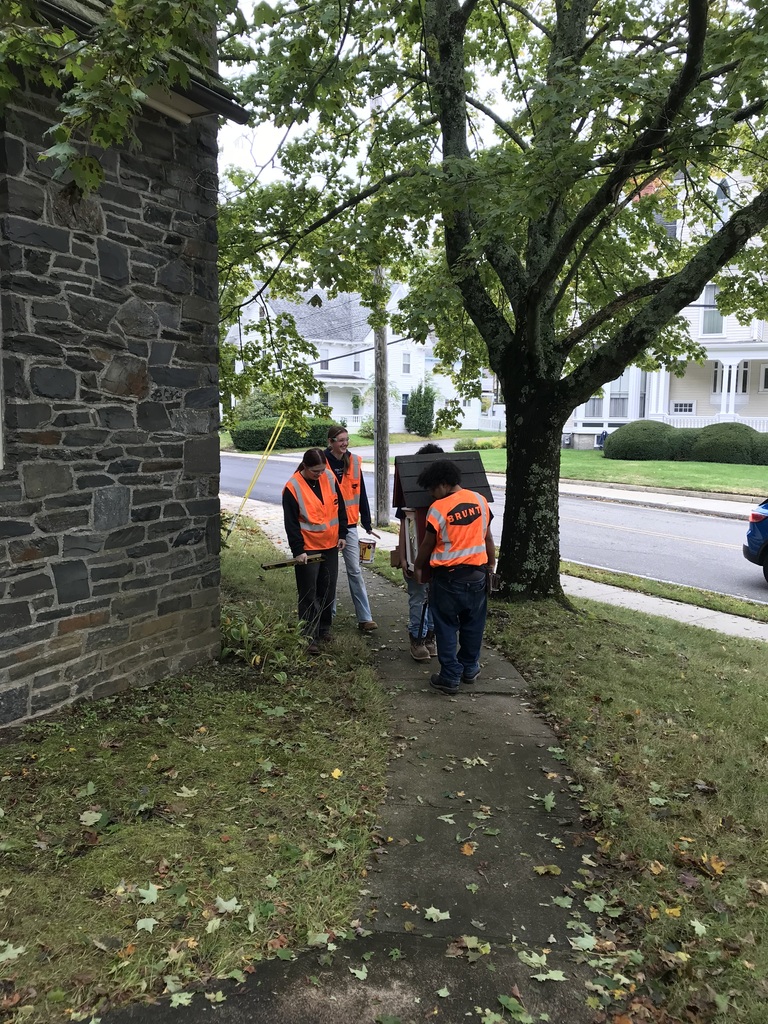 A new Little Library has found its home in Merrimac! 📚 Whittier Tech Carpentry students recently installed the Little Library in front of the Merrimac Museum at 62 West Main Street. After the installation, students had the opportunity to tour the museum and learn more about the town’s history. “It was cool seeing all of the town’s history,” shared Mr. Sandlin’s Carpentry class. Great work bringing this project into the community! #WeAreWhittierTech #CareerAndTechnicalEducation #WorkforceOfTomorrow