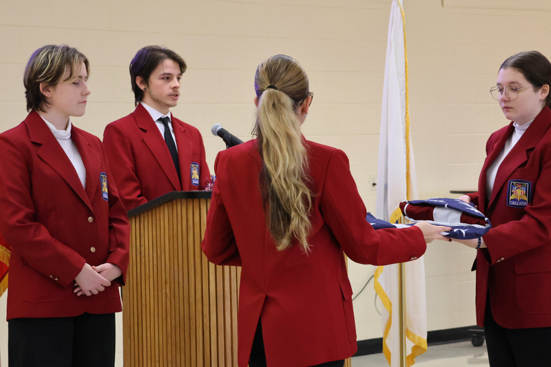 OCC Team Flag-Folding Ceremony
