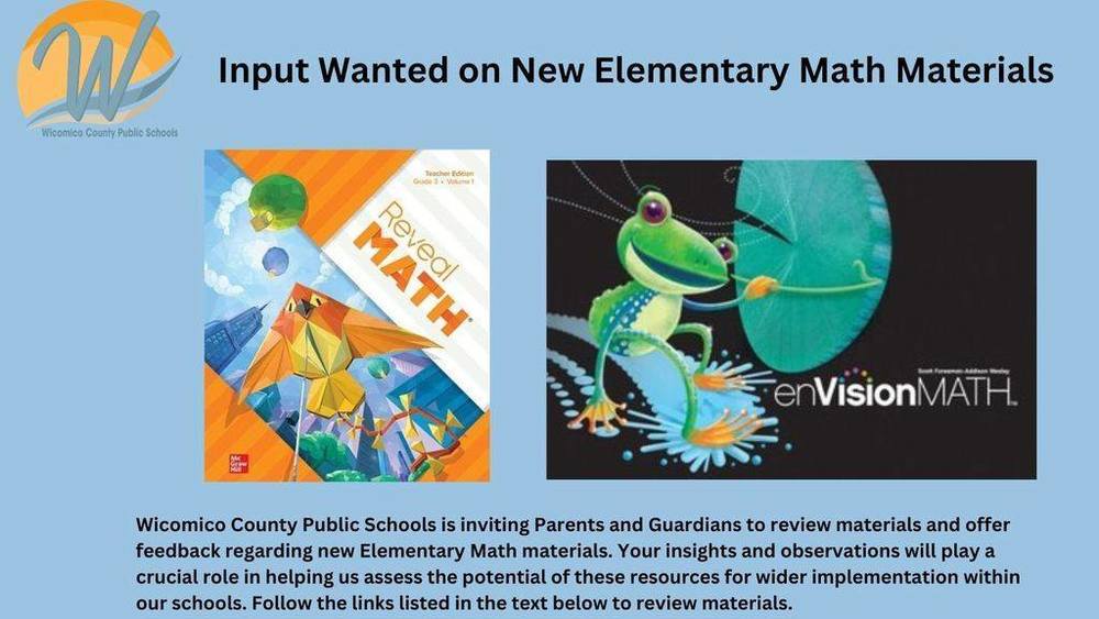 Input wanted on pilot elementary math materials