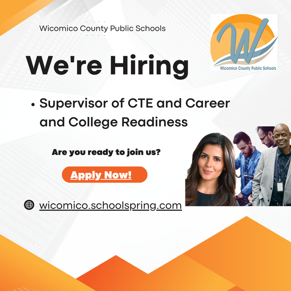 Image of a flyer advertising the position of Supervisor of Career and College Readiness