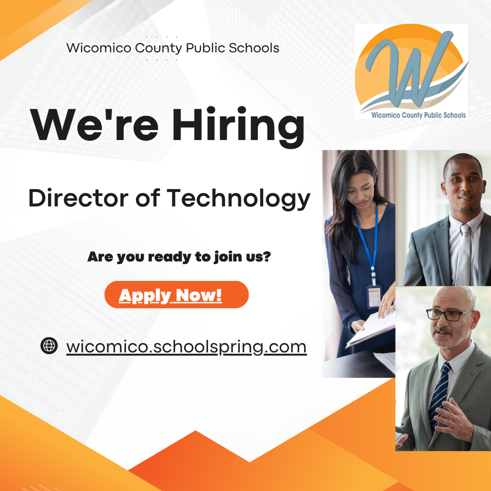 Image of flyer advertising new job opening of Director of Technology