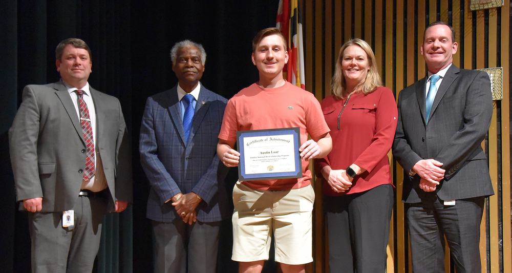 National Merit Scholarship Program Finalist Recognized at Awards Night