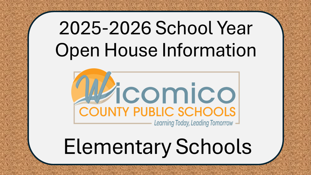 Graphic about open house information