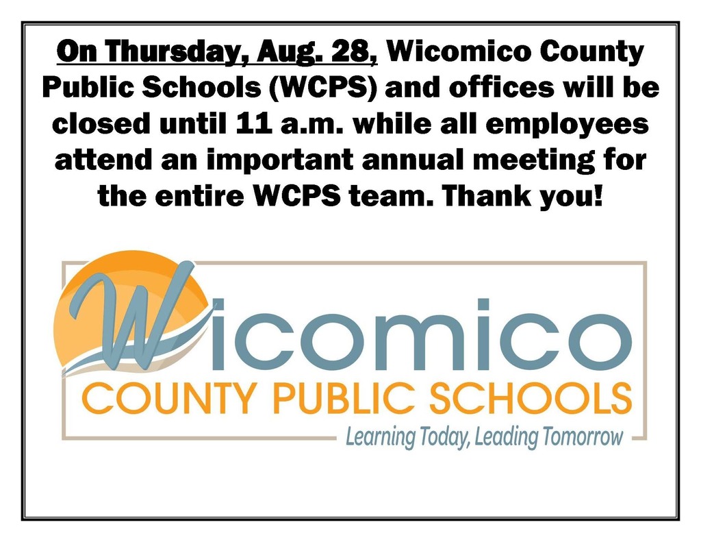 Information about school system hours on August 28