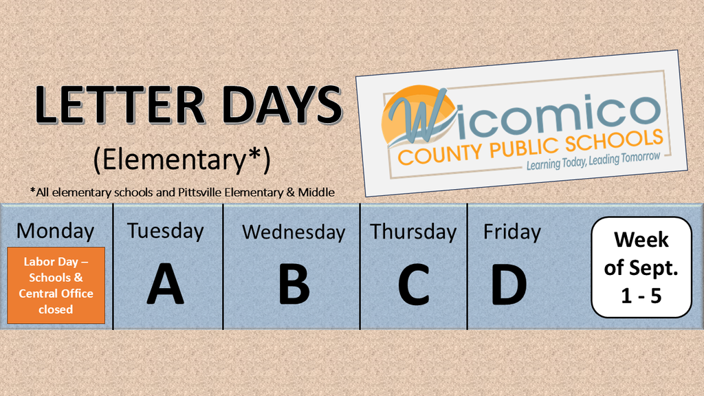 Elementary letter days