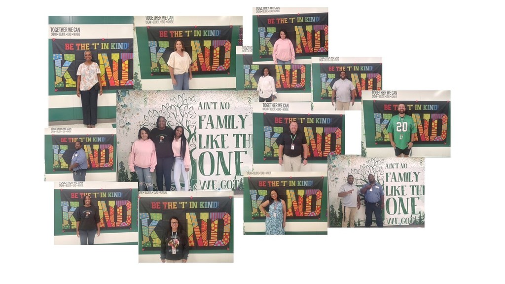 Students and staff in kindness pictures