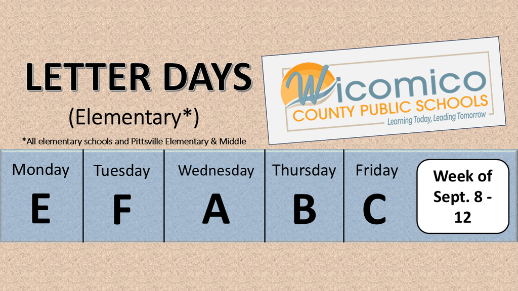 Elementary letter days