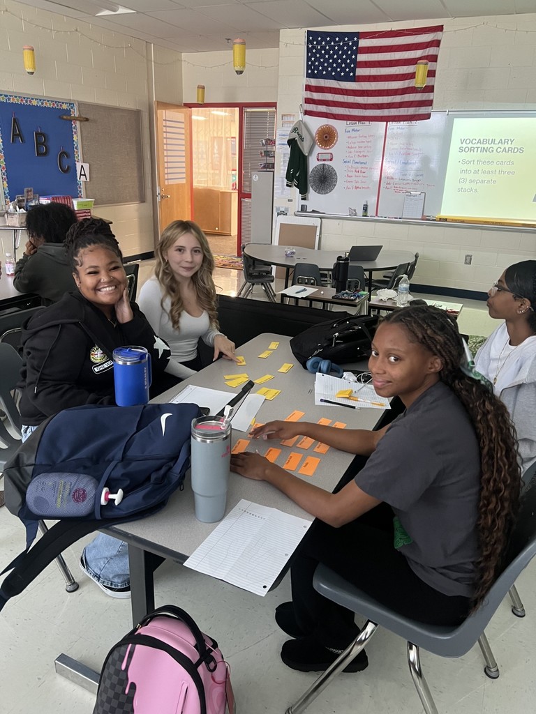 Child development students learning