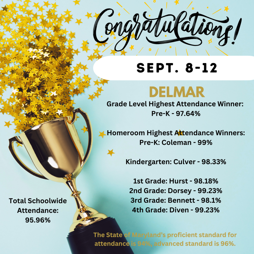 Sept 8-12 Attendance Celebration