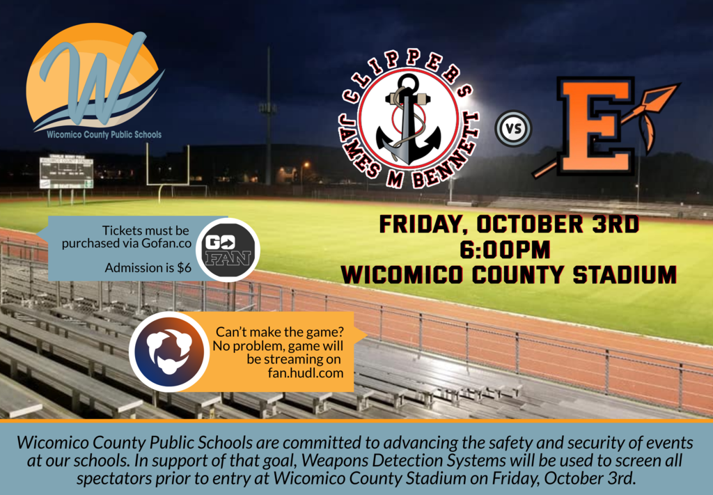 Promo for October 3rd JMB vs Easton football game