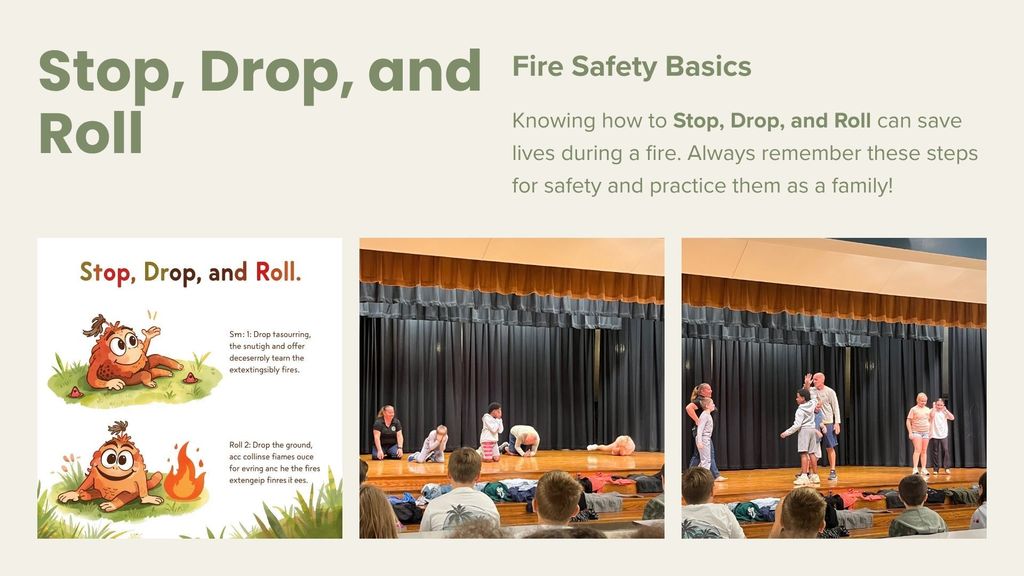 stop, drop, and roll