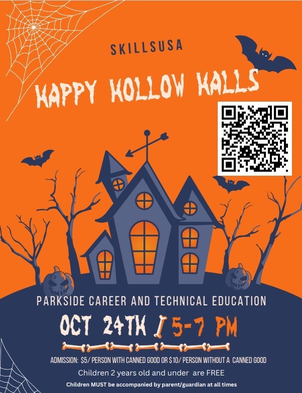 halloween halls flyer