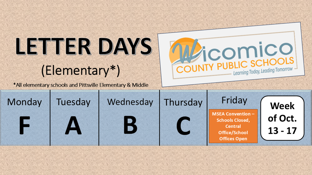 Elementary letter days