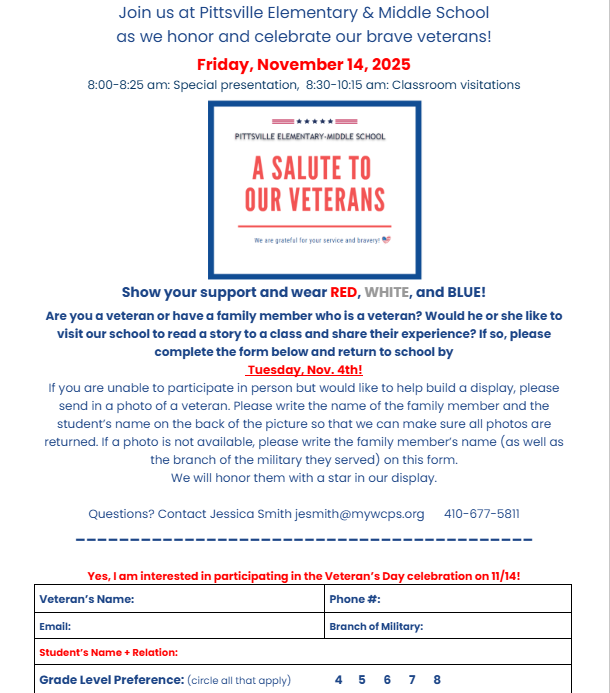 Veterans Day invite