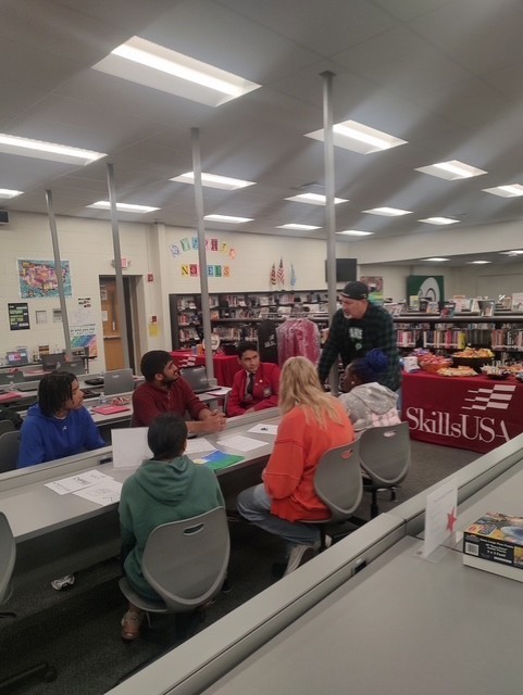 SkillsUSA students preparing for leadership conference