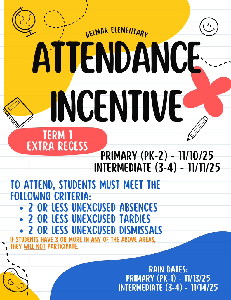 Term 1 Attendance Incentive