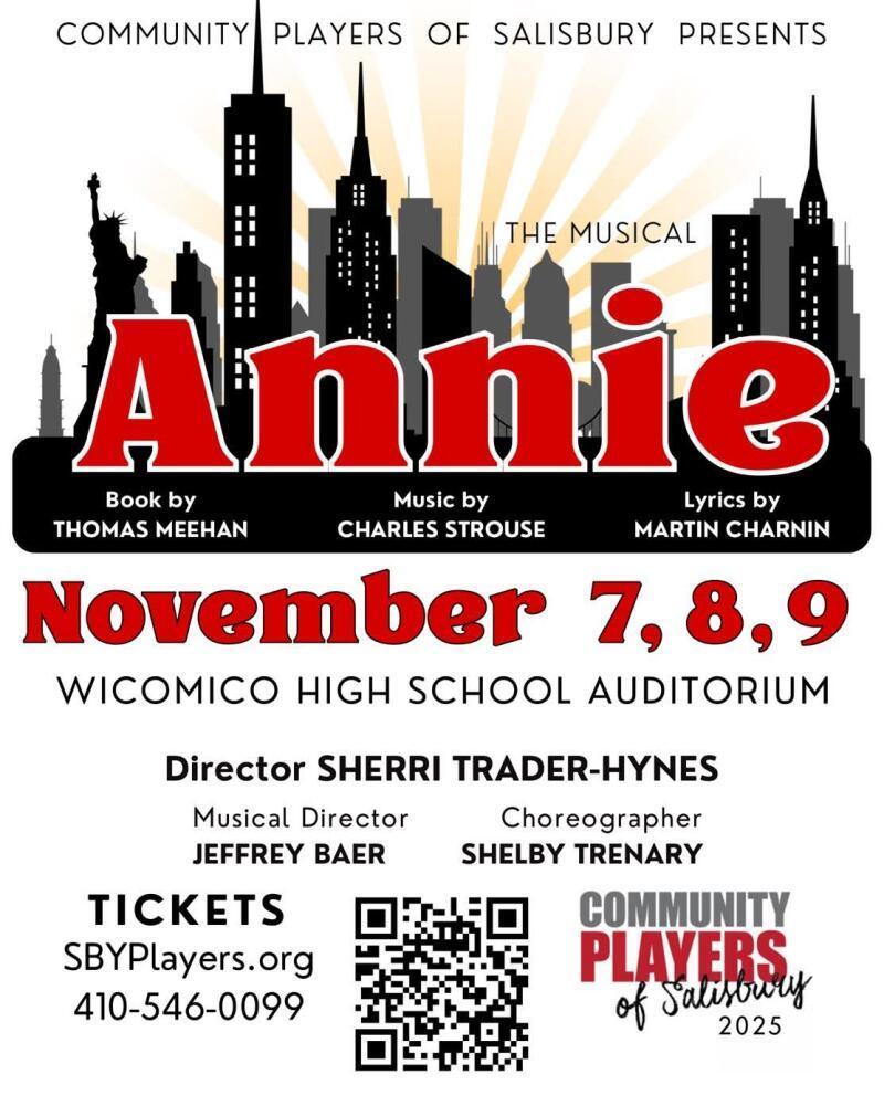 Nov 7 8 9 Annie Musical
