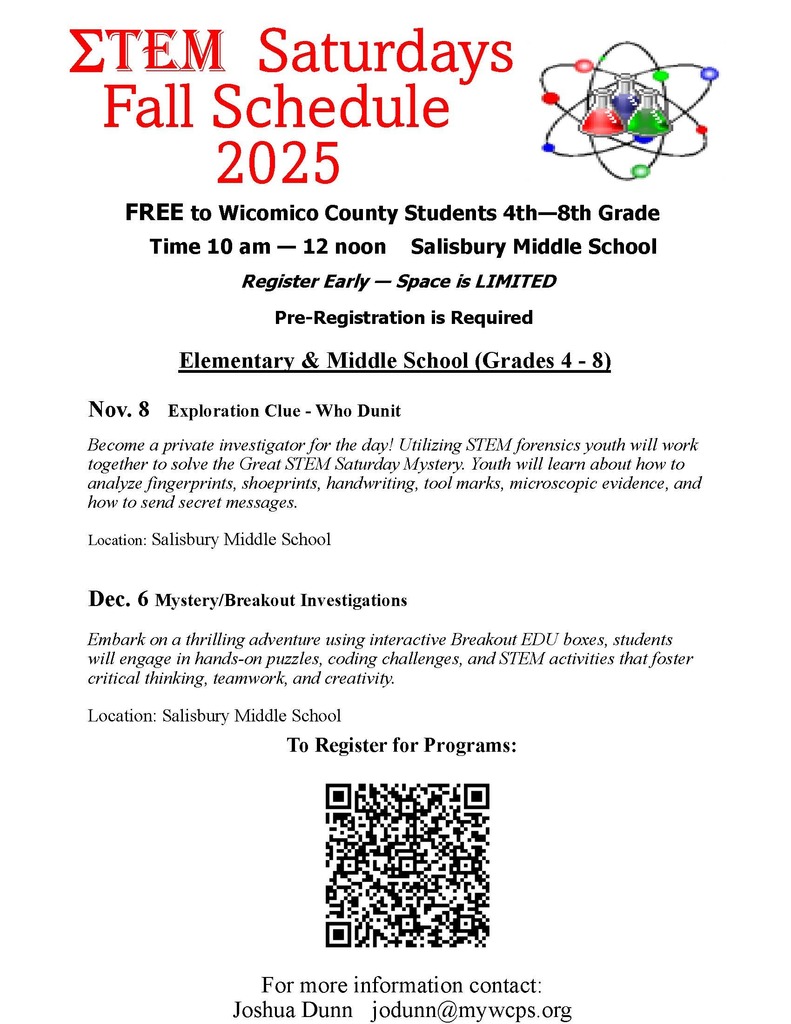 STEM Saturdays Fall 2025