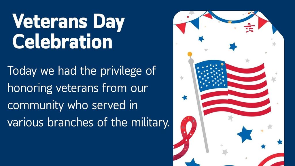 Veterans Day celebration