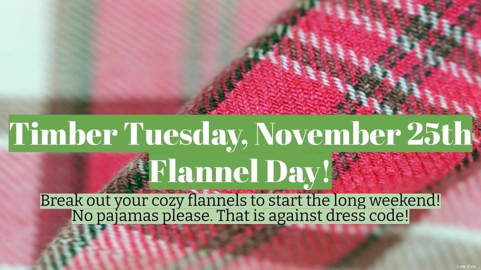 Timber Tuesday flannel