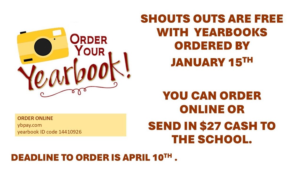 order a yearbook