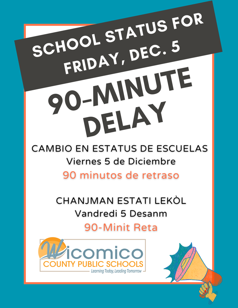 90-minute delay December 5th