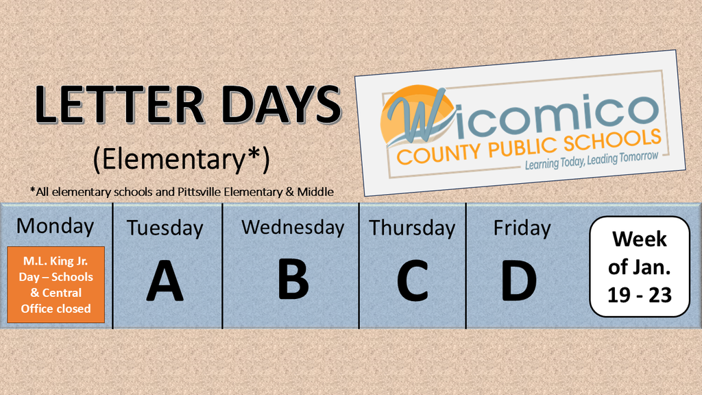 Elementary letter days