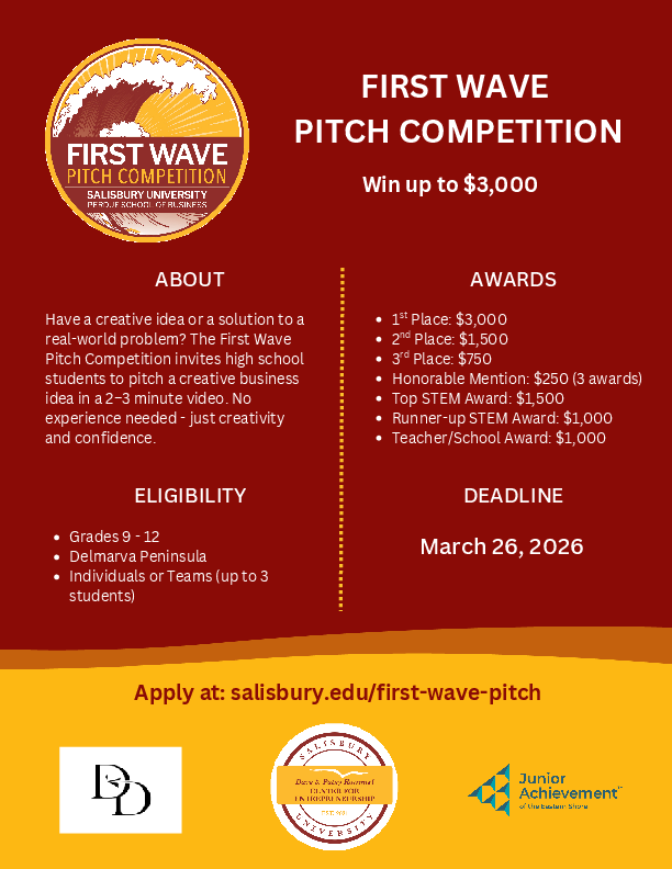 Salisbury University First Wave Pitch Competition