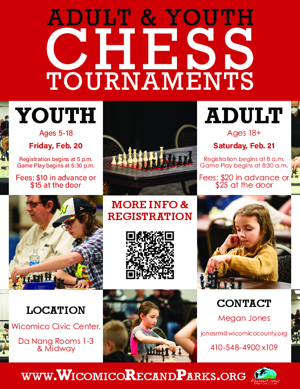 Wicomico Recreation & Parks chess tournaments