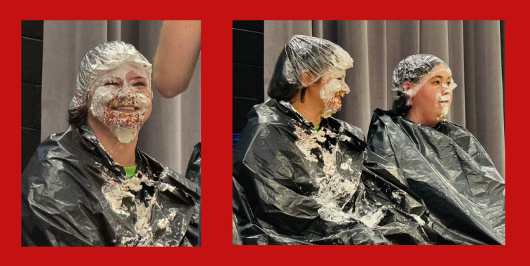 Pie in the face!