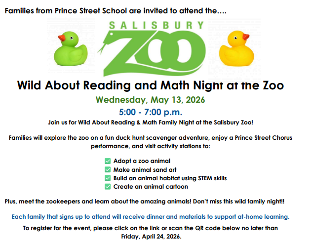 Sign up for Zoo Night by April 24.