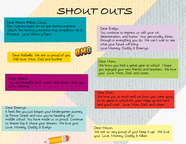 shout outs